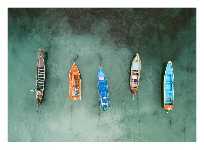 Prints - Floating Serenity Print (70x100 cm) - Seas & oceans prints