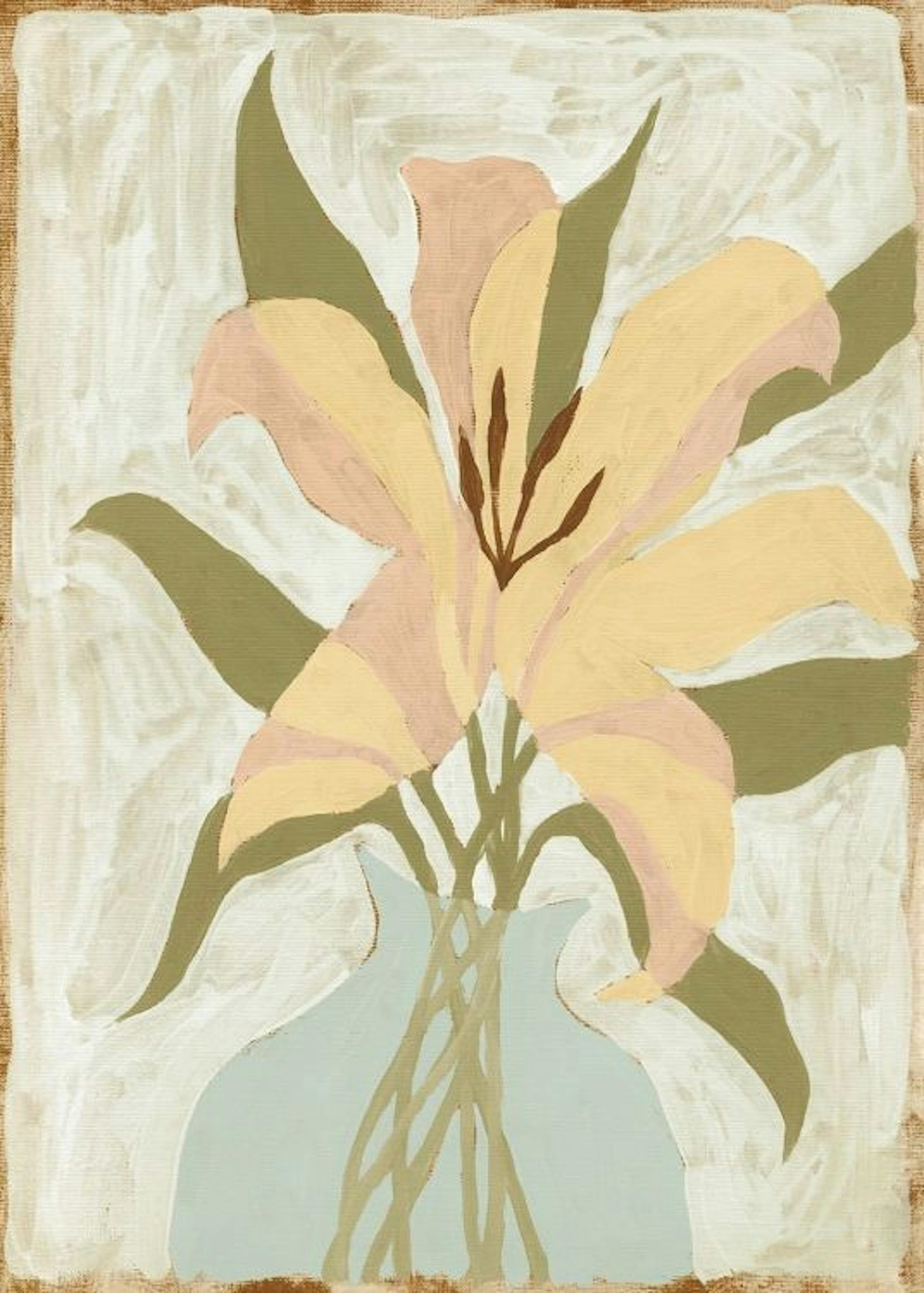 Lily in Vase Poster 0
