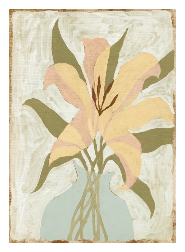Lily in Vase Affiche (30x40 cm) - Affiches de peintures