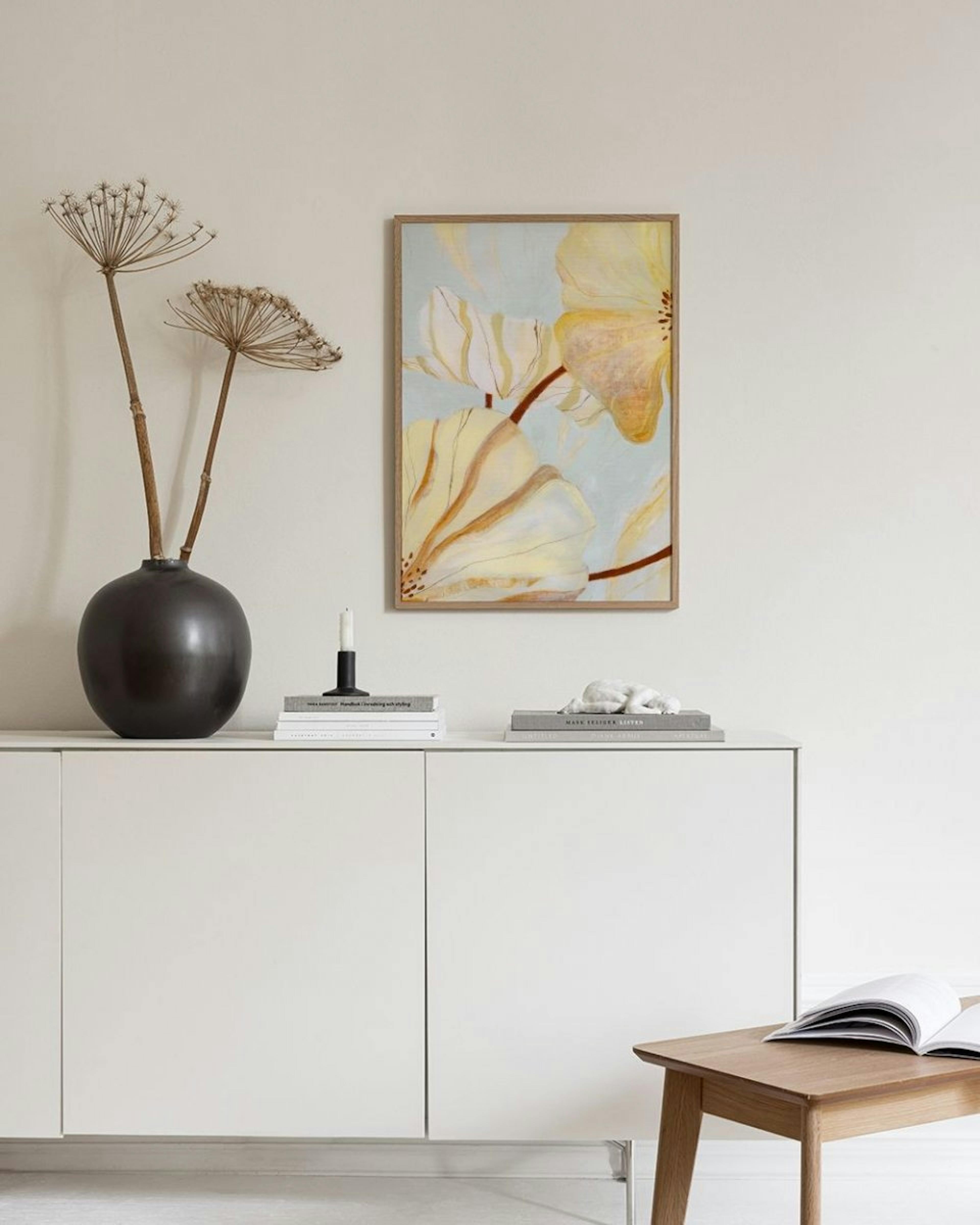 Abstract Blossoms Poster