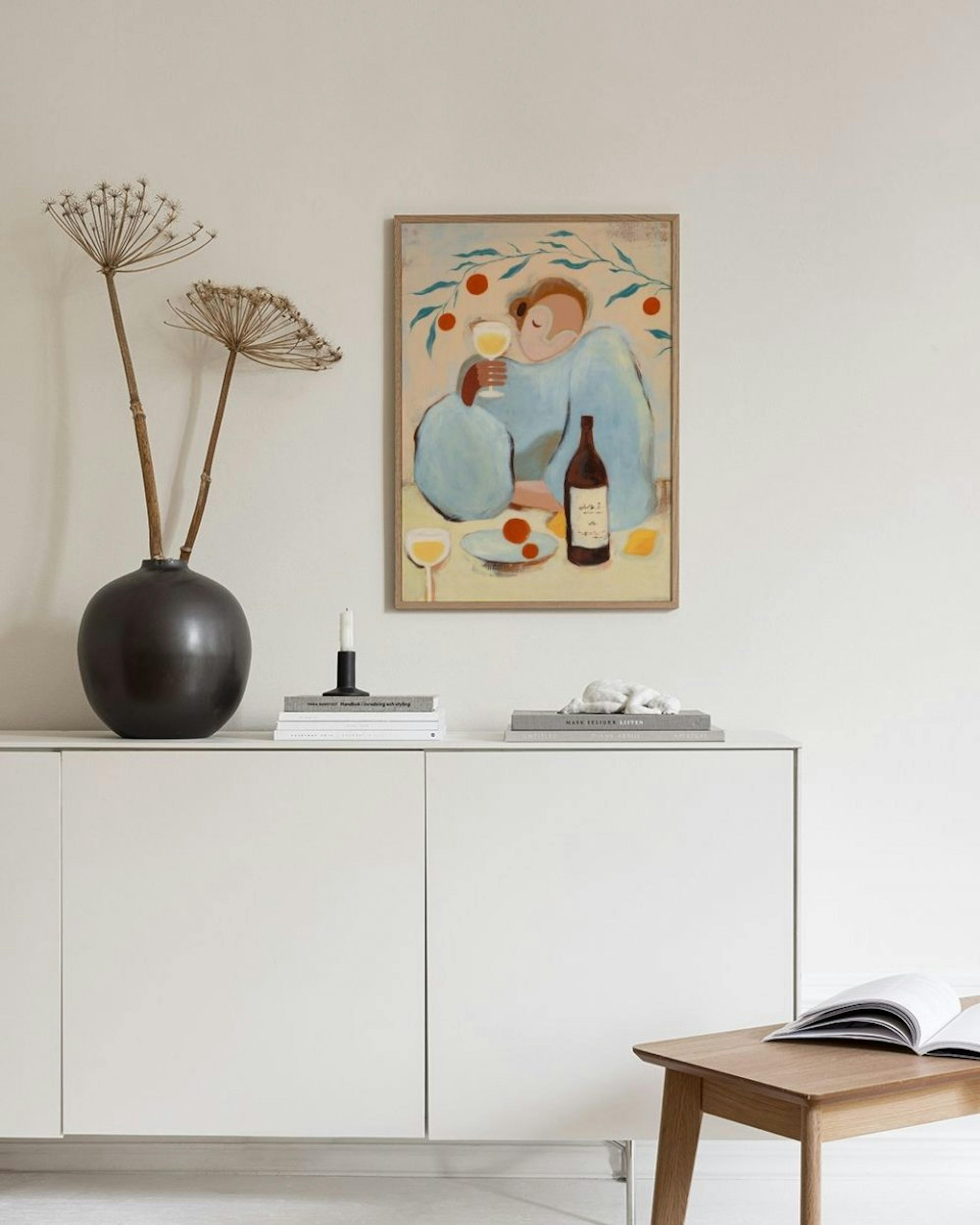 Sips and Citrus Poster