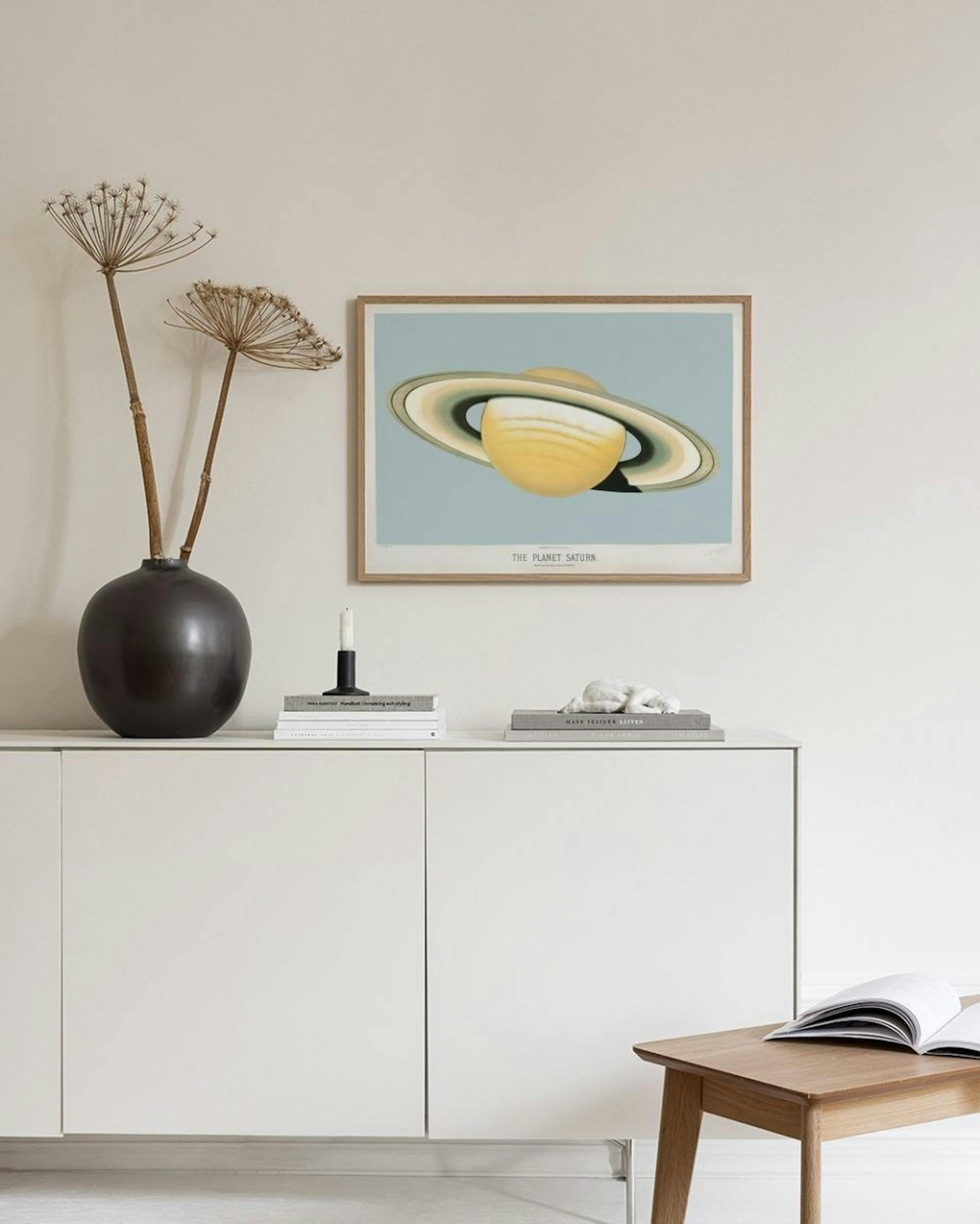 The Planet Saturn Poster