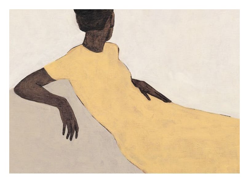 Yellow Dress Poster (70x100 cm)