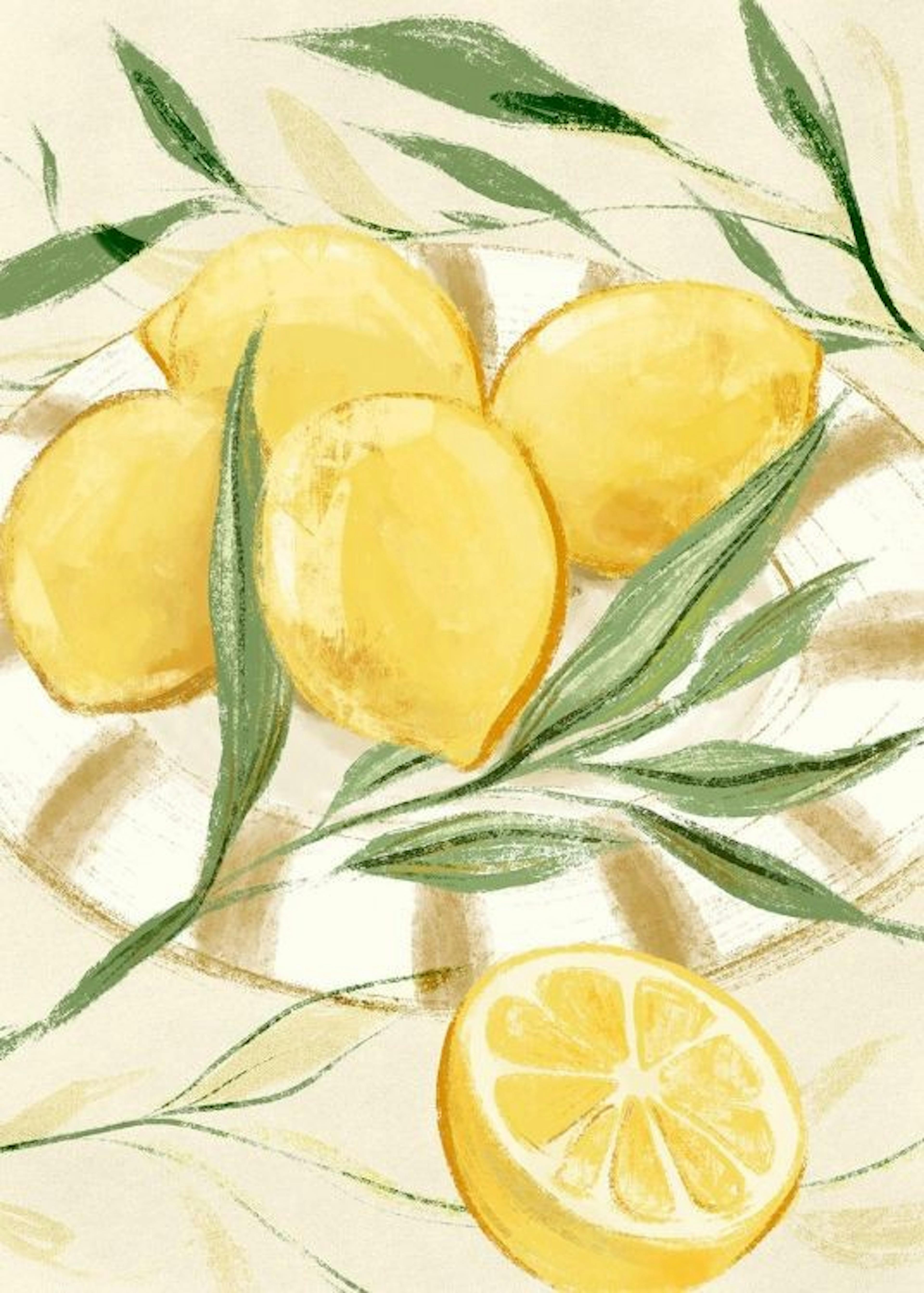 Lemon Hervest Print