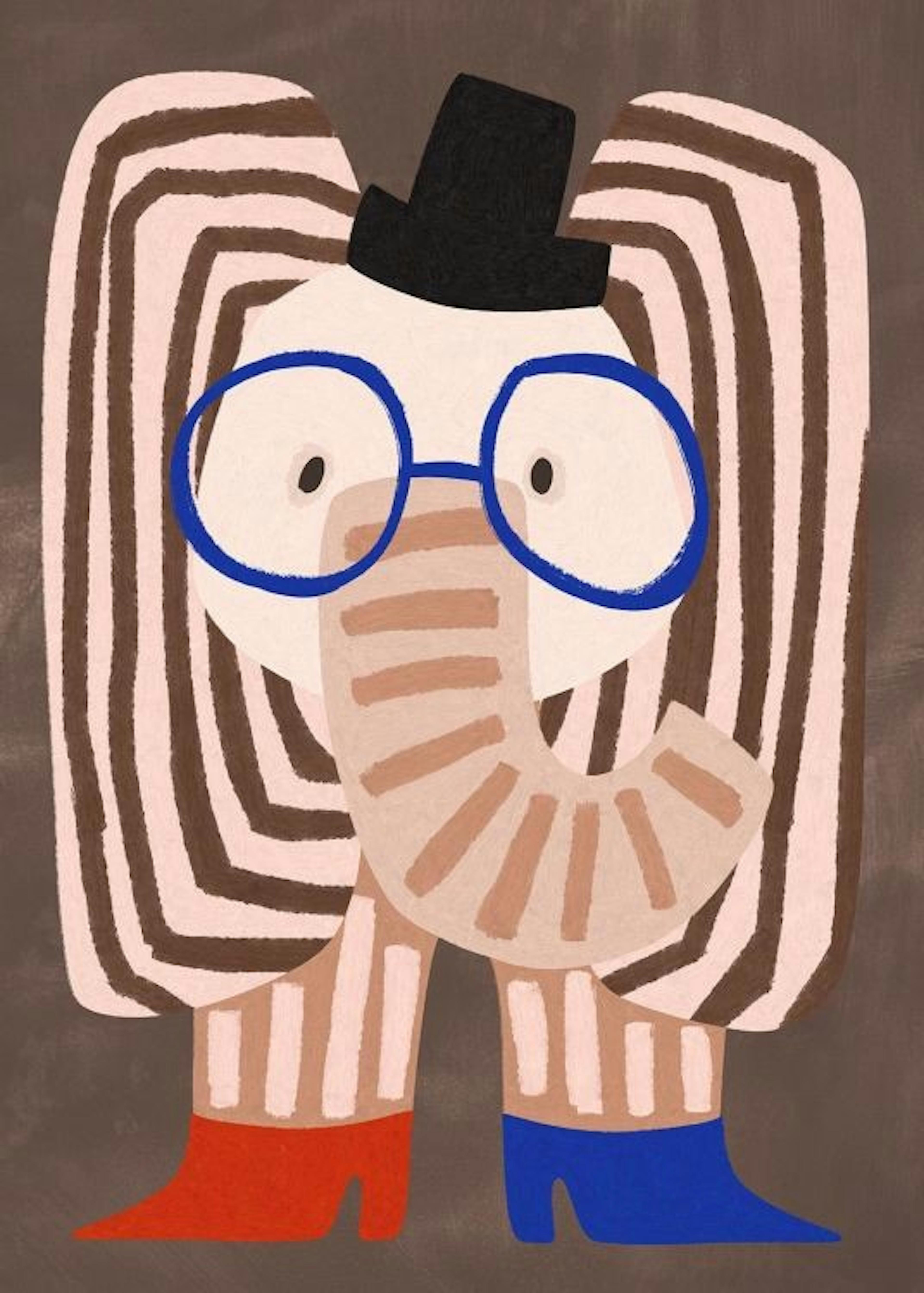 Dapper Elephant Affiche 0