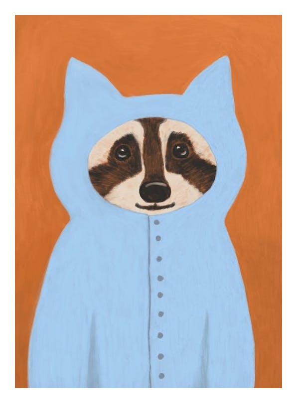Racoon Poster (30x40 cm)