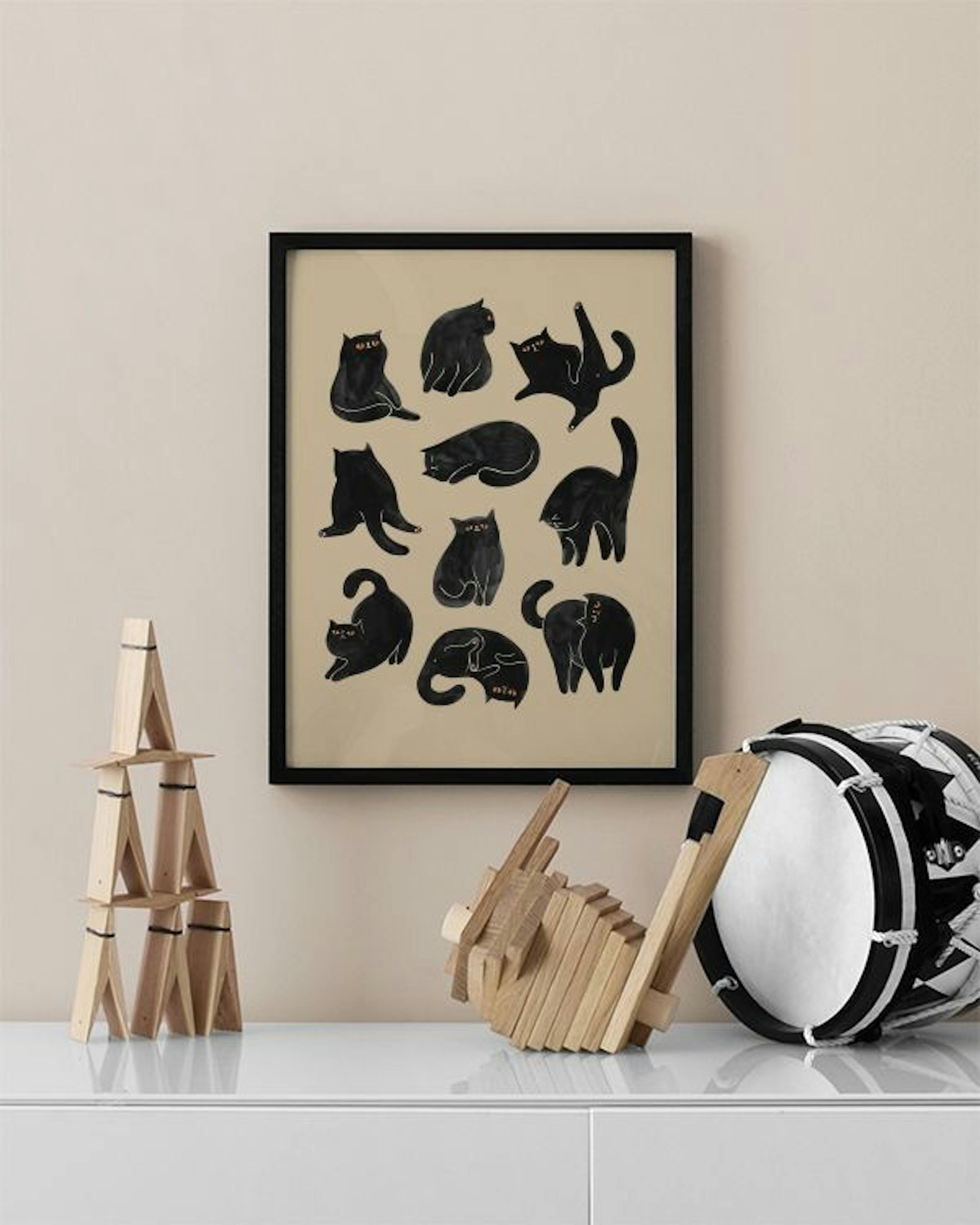 Kitty Yoga Affiche