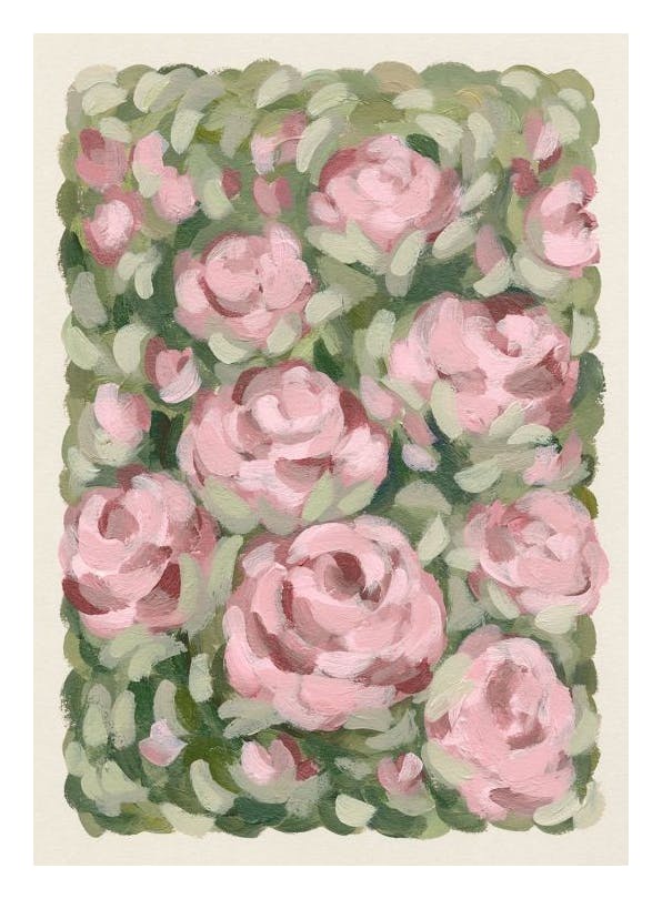 Bush Strokes Plakat (50x70 cm)- Plakaty botaniczne