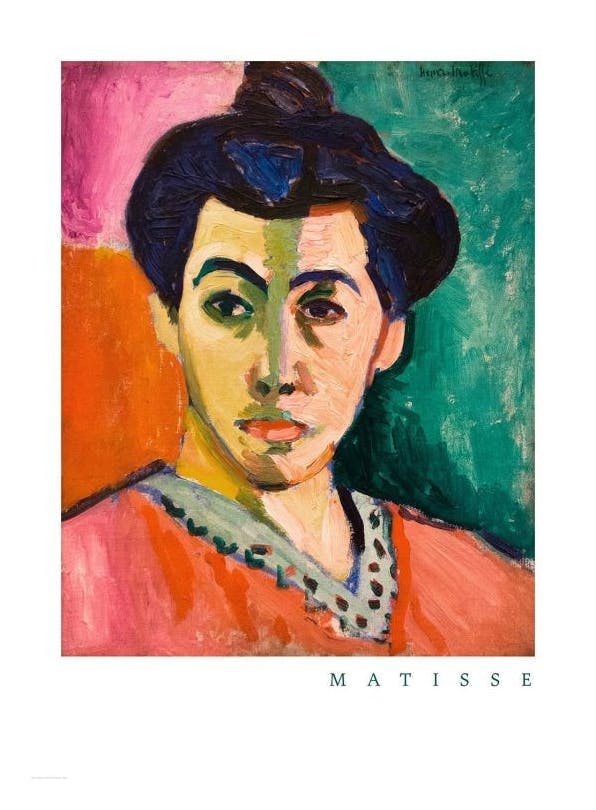 Matisse - The Green Stripe Poster (30x40 cm) - Matisse posters