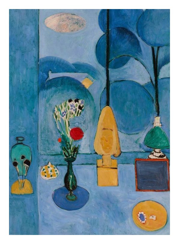 Matisse - The Blue Window Print (30x40 cm)