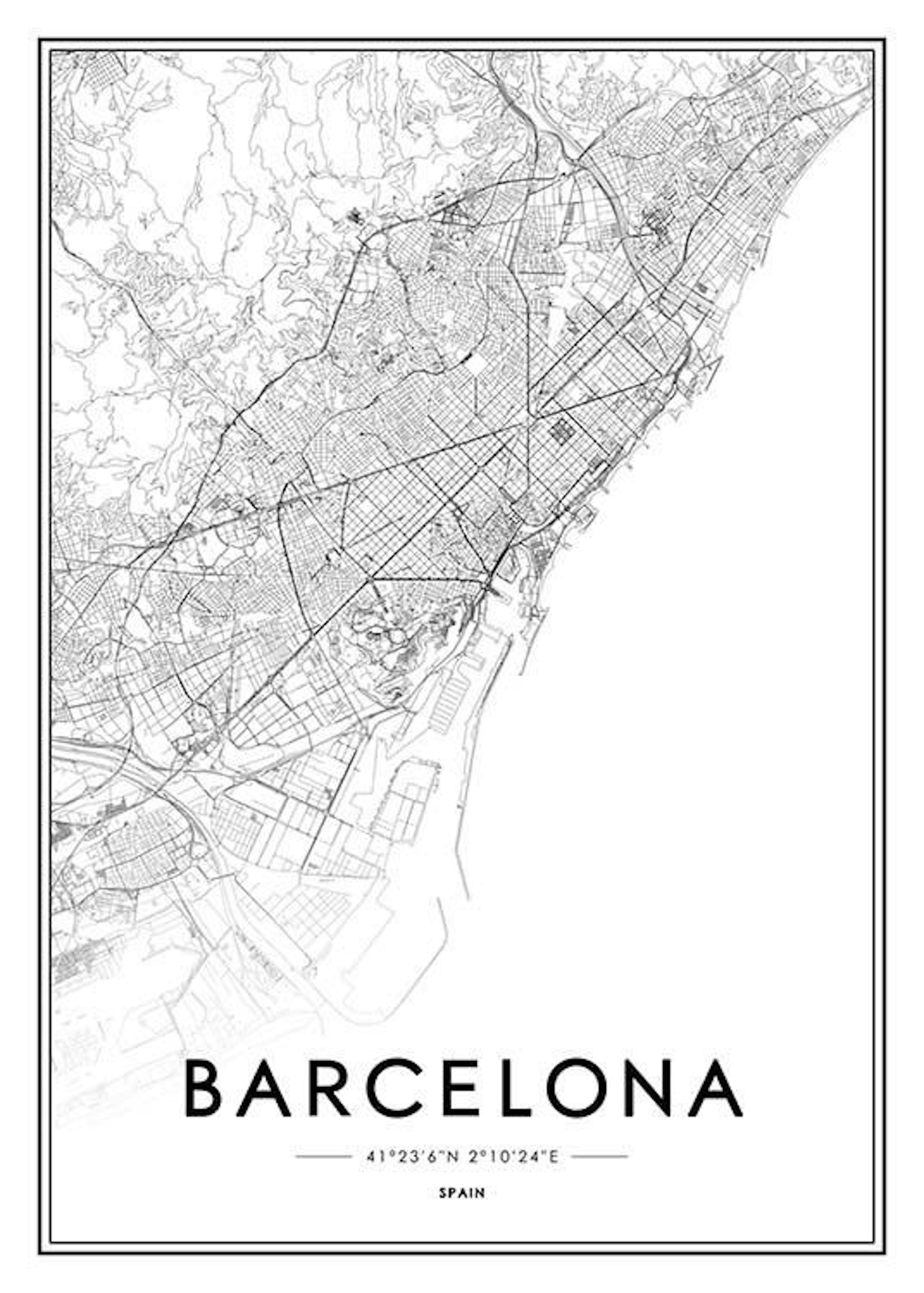 Barcelona Print 0
