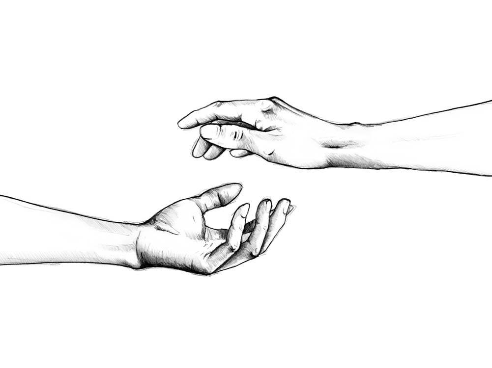 Reaching Hands Juliste 0