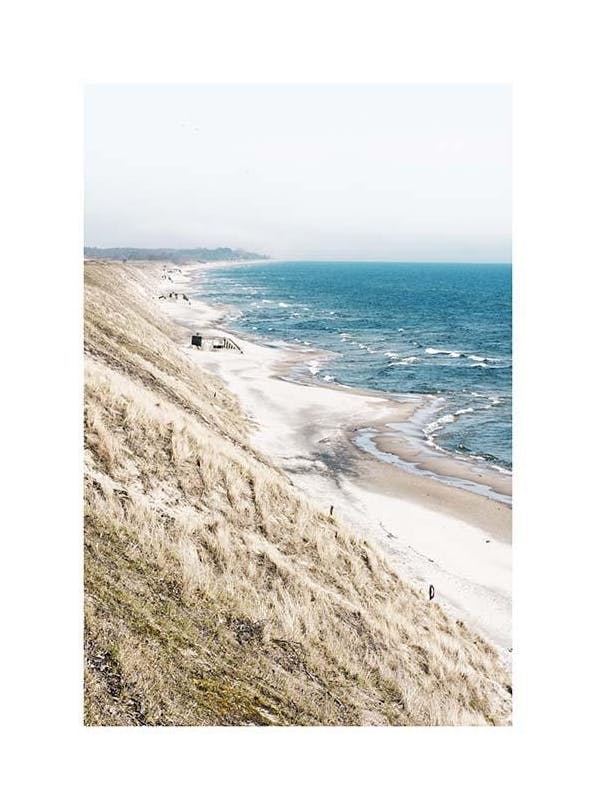Beach View Plakat (50x70 cm)- Zdjęcia natury