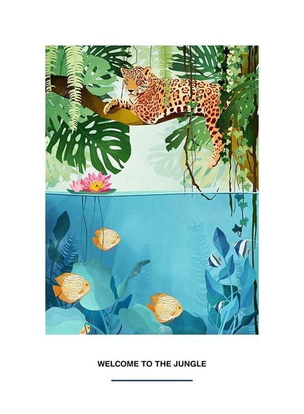 Welcome To The Jungle Poster (50x70 cm)