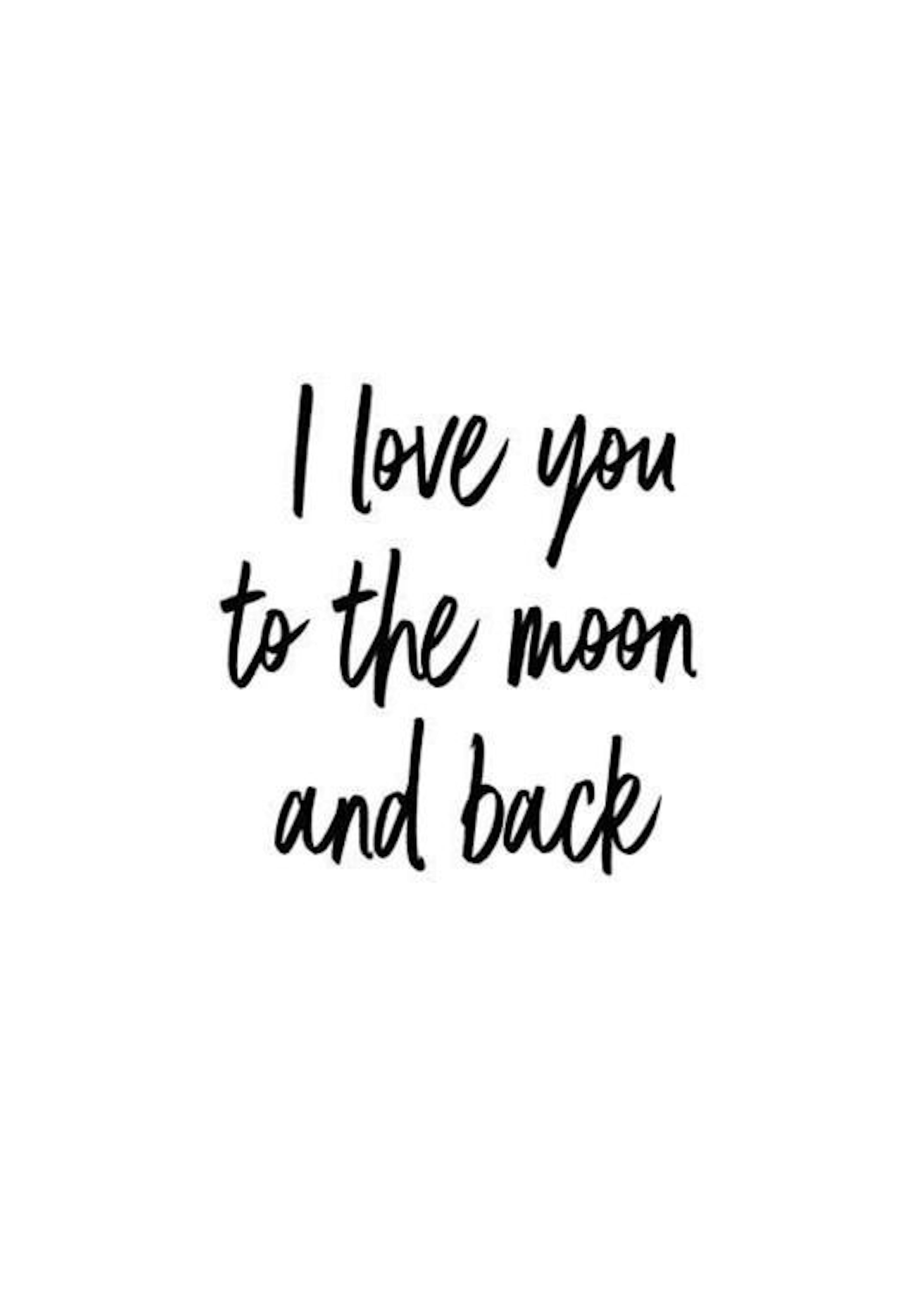 To The Moon And Back Juliste 0