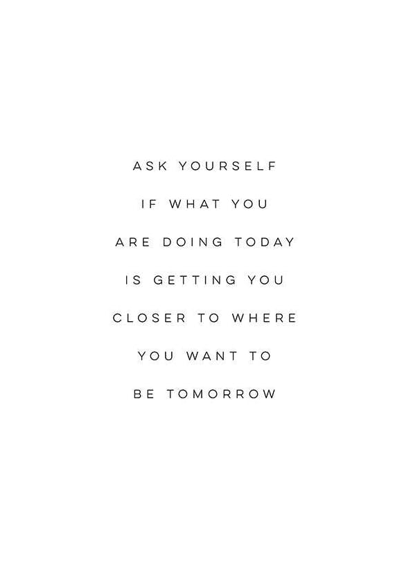 Ask Yourself Poster (50x70 cm)