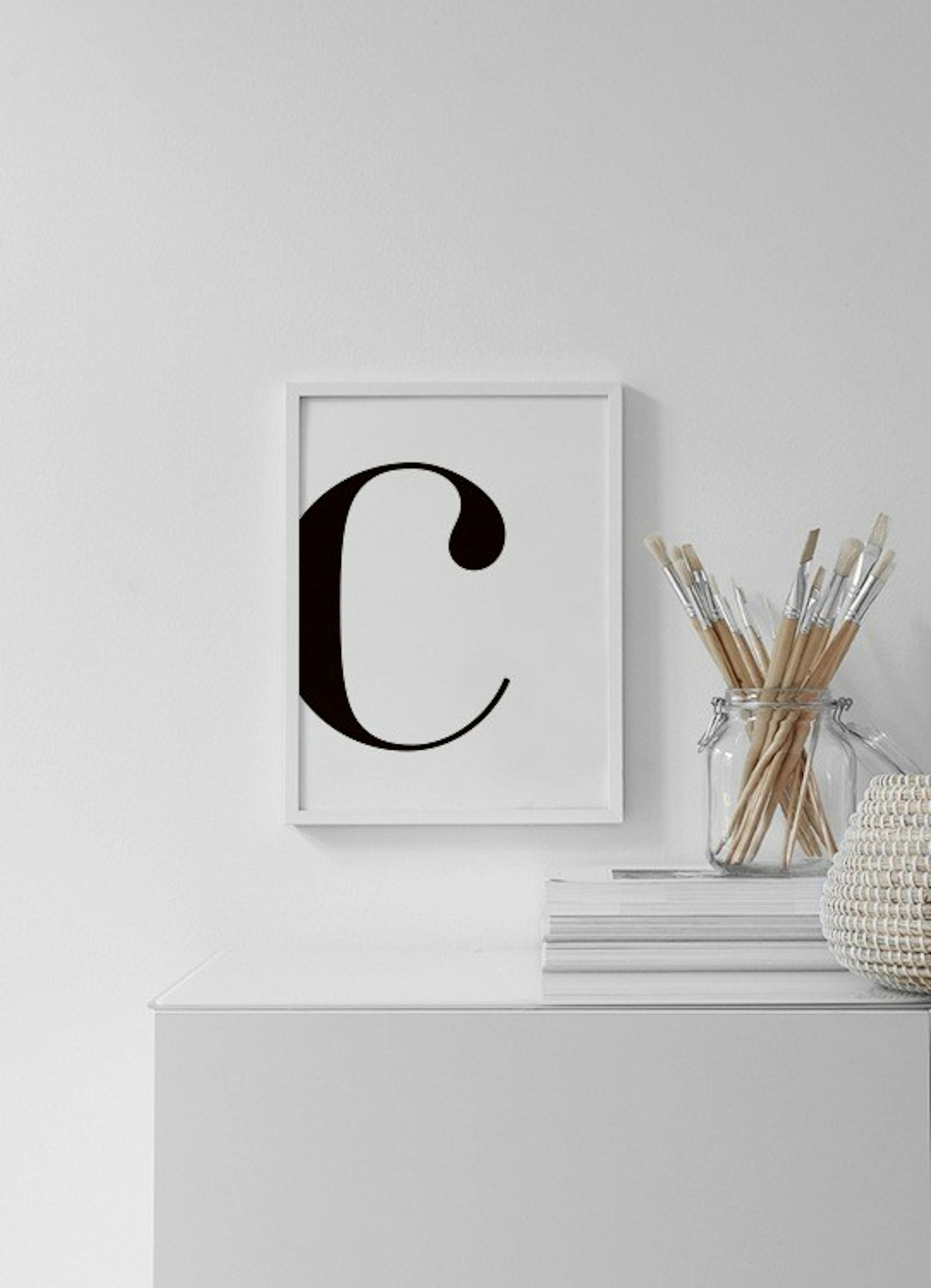 Letter C Print