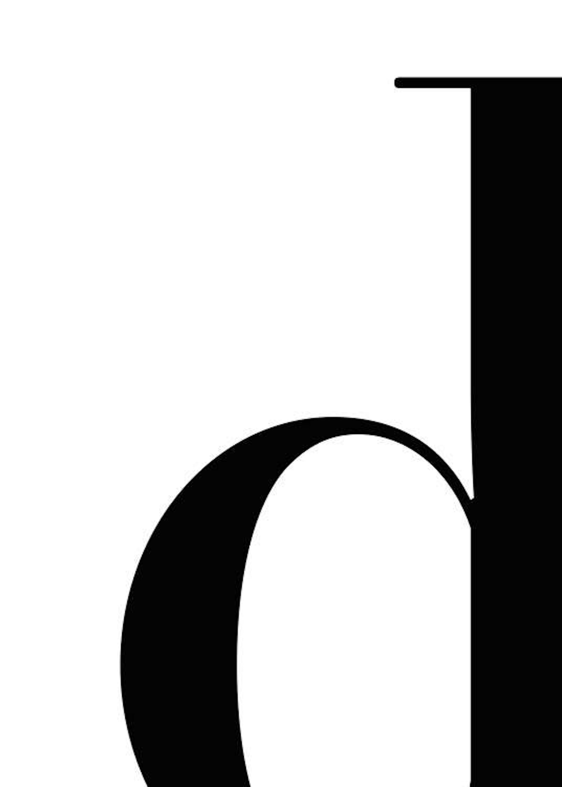 Letter wall art. Posters with alphabet's letters | desenio.ie