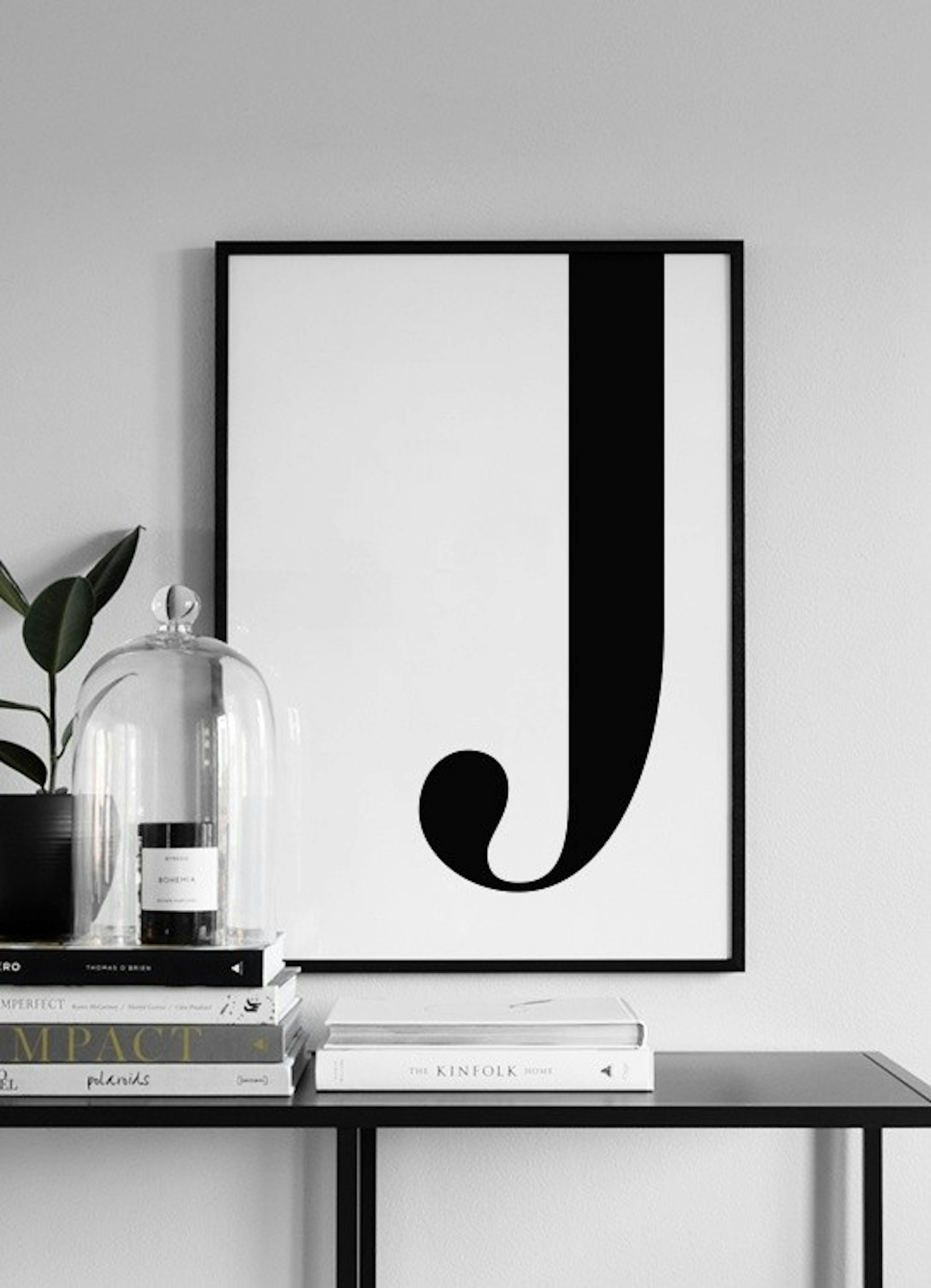 Letter J Plakat