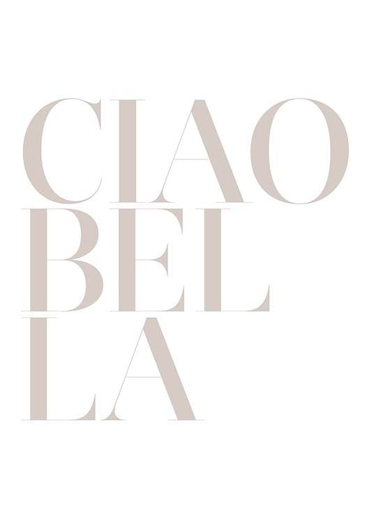 Ciao Bella Poster