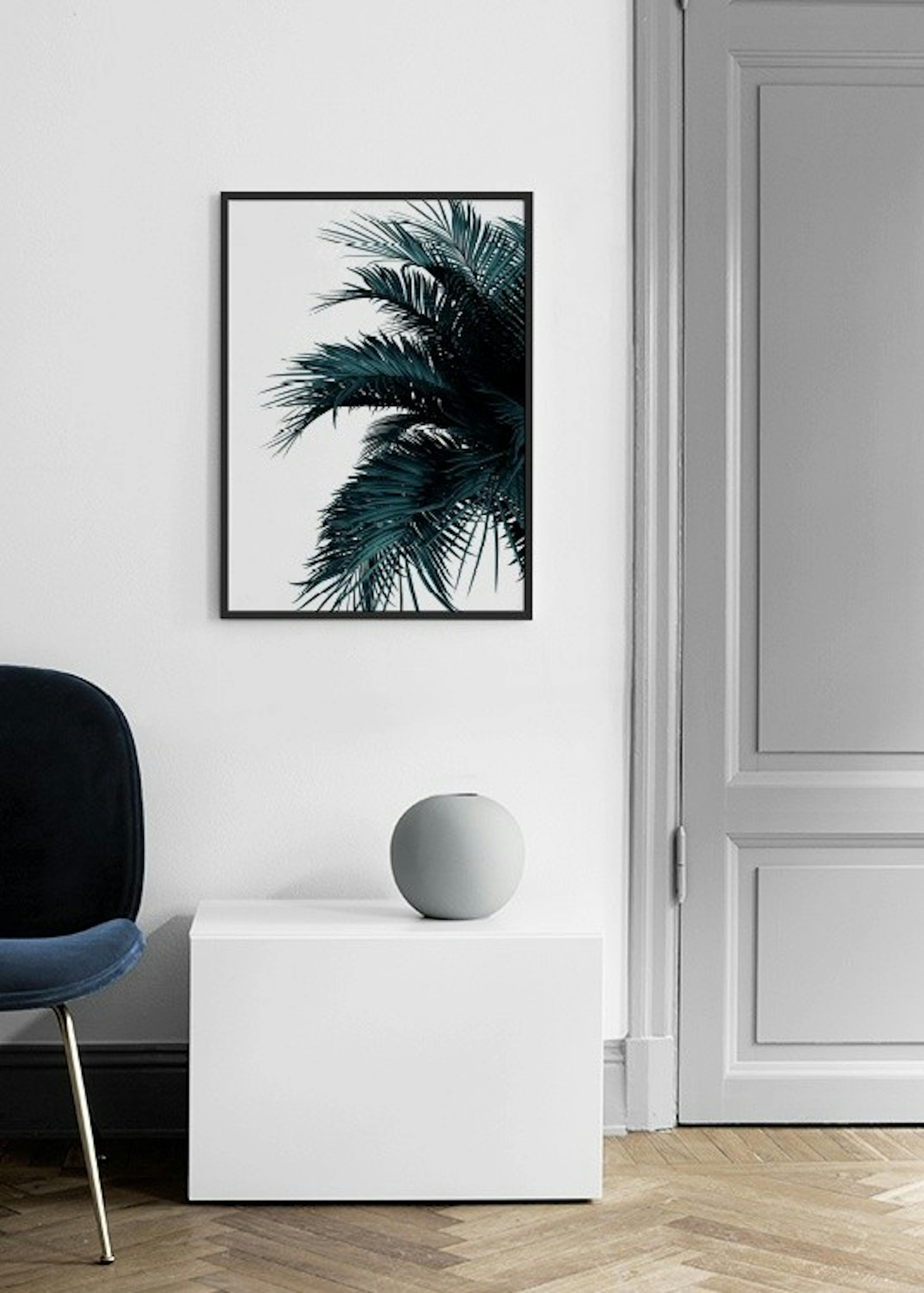 Green Palm Tree Poster