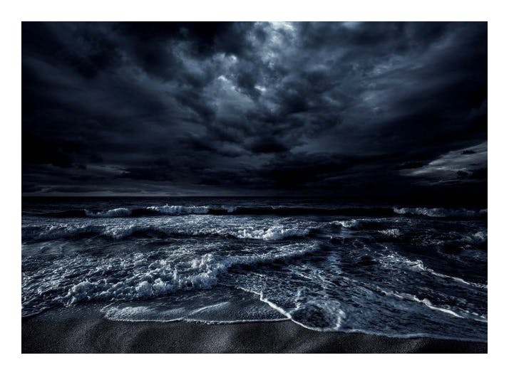 Stormy Ocean Plakat (50x70 cm)- Zdjęcia natury