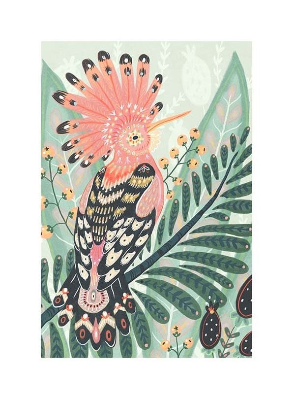 The Hoopoe Plakat (50x70 cm)- Sztuka