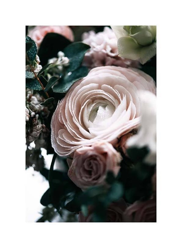 Boquet One Poster (21x30 cm) - Bloemen