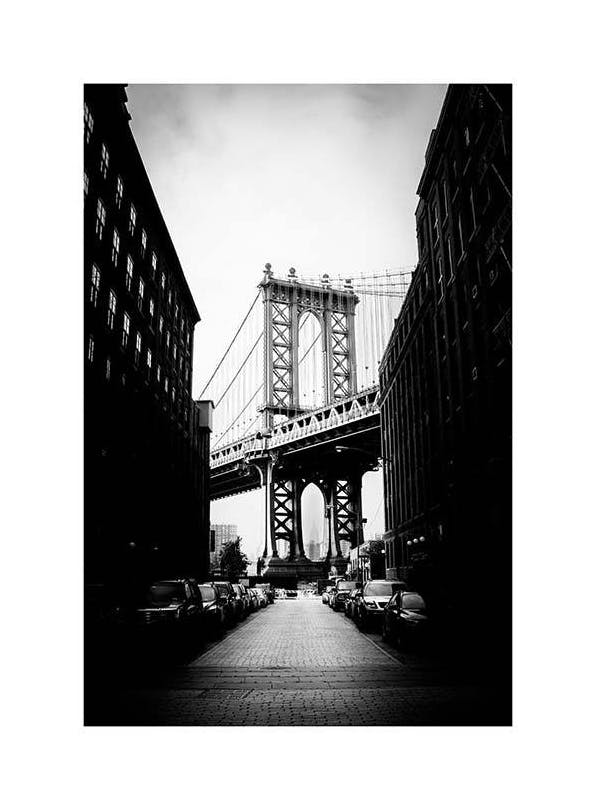 Prints - Streets Of Brooklyn Print (50x70 cm) - Black & white prints