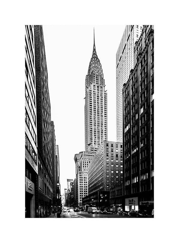 Streets Of New York Plakat (30x40 cm)- Czarno-białe plakaty