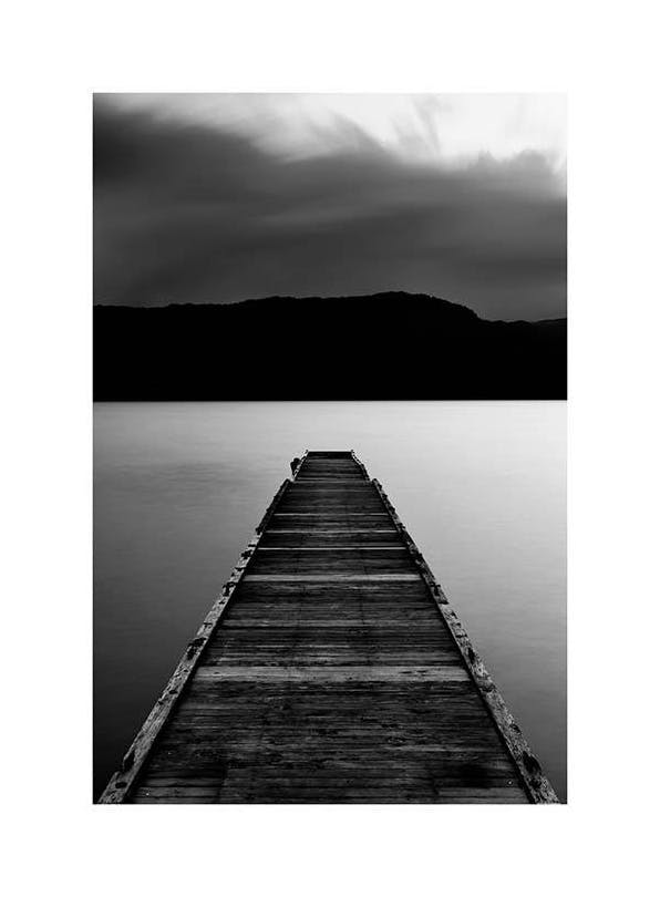 Wooden Pier Print (30x40 cm)