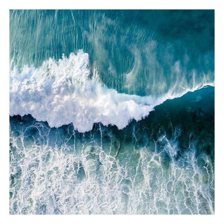 Ocean Wave Plakat (50x50 cm)- Zdjęcia natury
