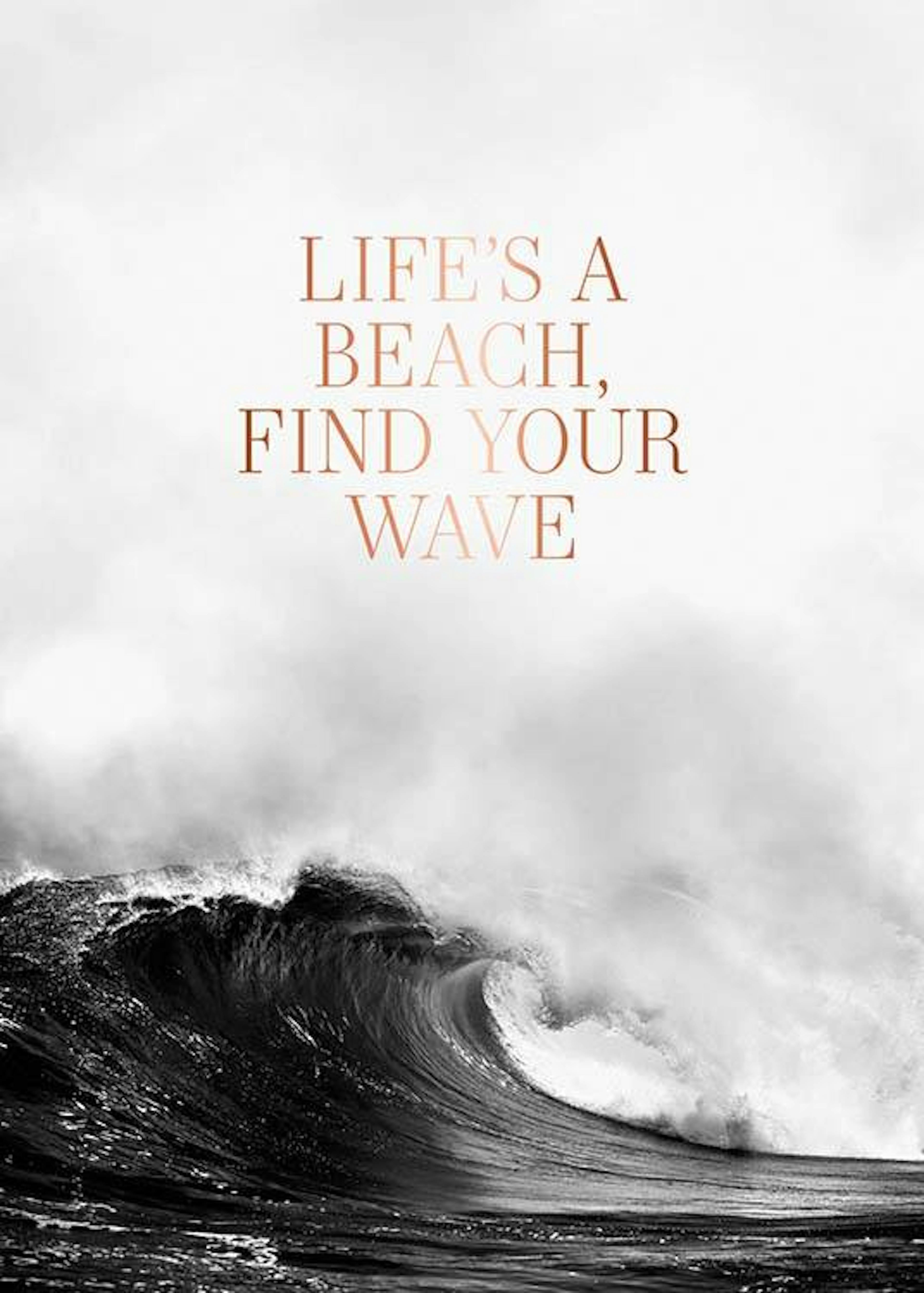 Life's A Beach Print