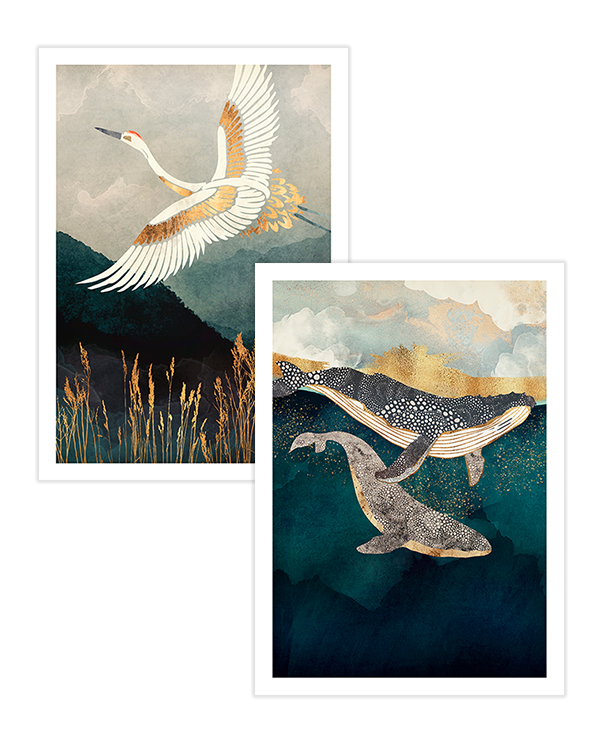 Dramatic Nature Duo Poster pack