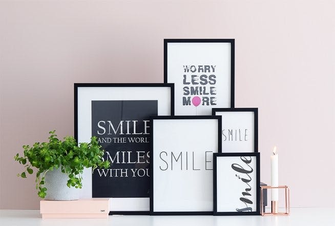 Typography prints and posters for Operation smile online