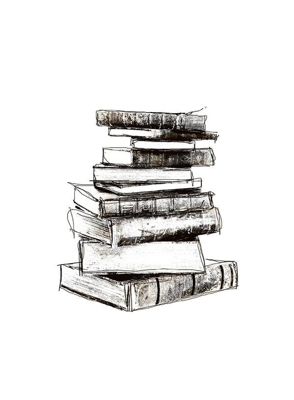 Books, Posters (30x40 cm) - Zwart wit posters