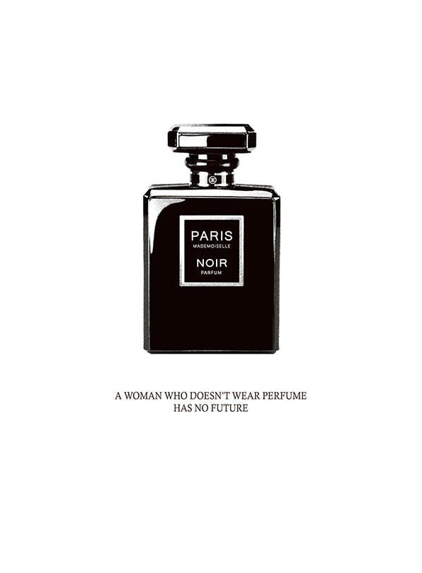 Black Perfume, Poster (50x70 cm) - Zwart wit posters