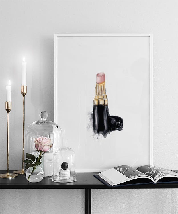 Fashion-plakat, stilige Chanel-plakater online