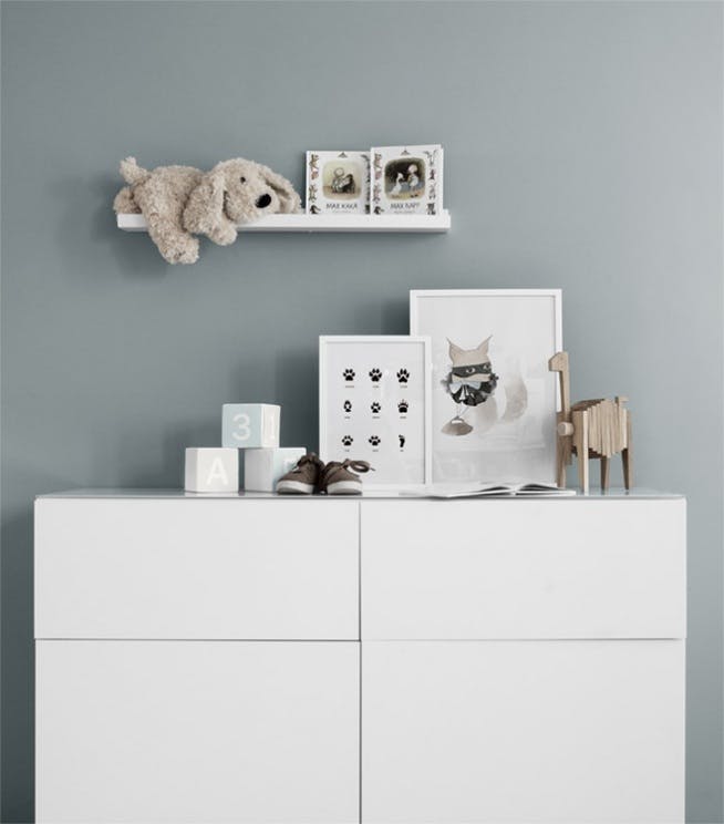 Posters and prints for kids with cute motifs in white picture frames