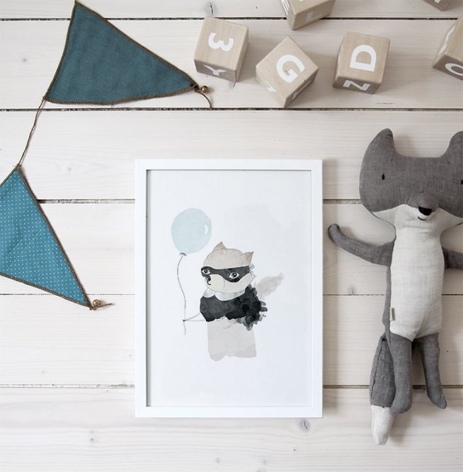 Prints with motifs for kids, prints in frames