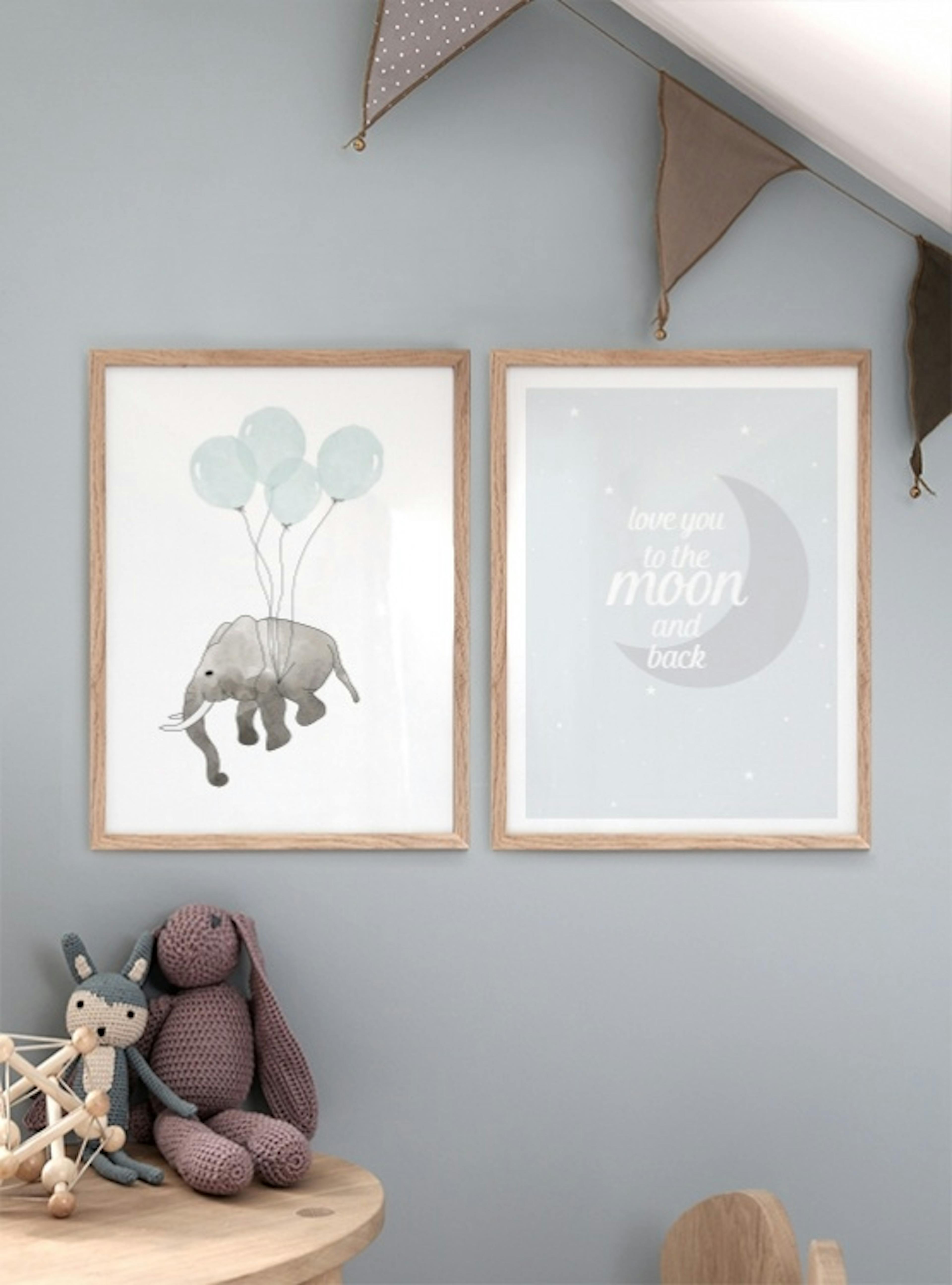 Elephant Blue, Prints