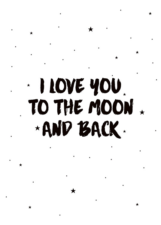 Moon And Back, Affiches