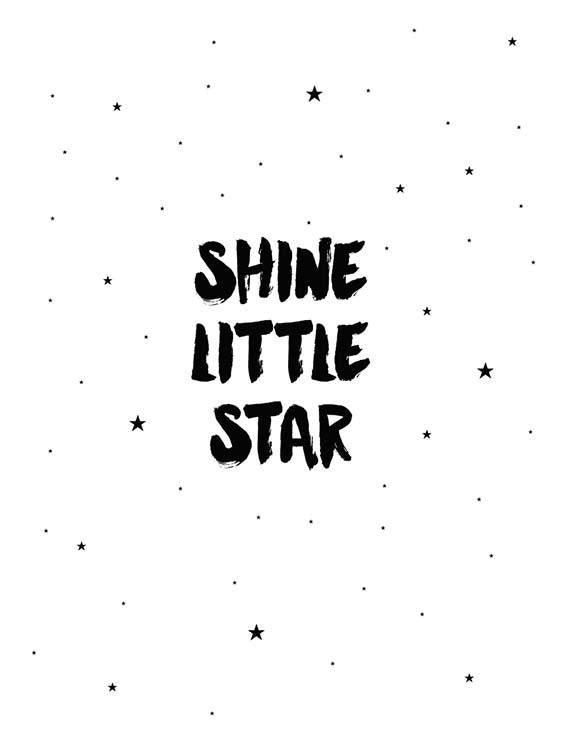 Shine Little Star Poster 0