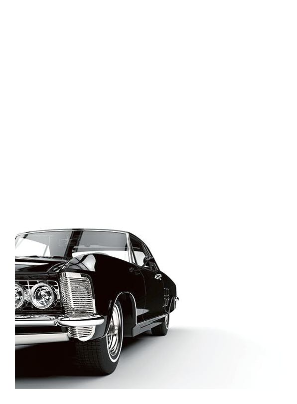 Black Car Poster (30x40 cm)- Quadri e poster in bianco e nero