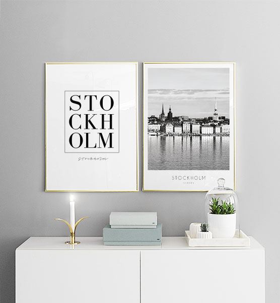 Poster of Stockholm | Black white posters and posters cities – desenio.com