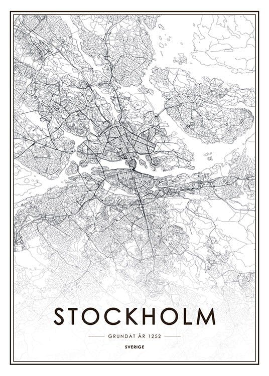 Stockholm poster, affisch