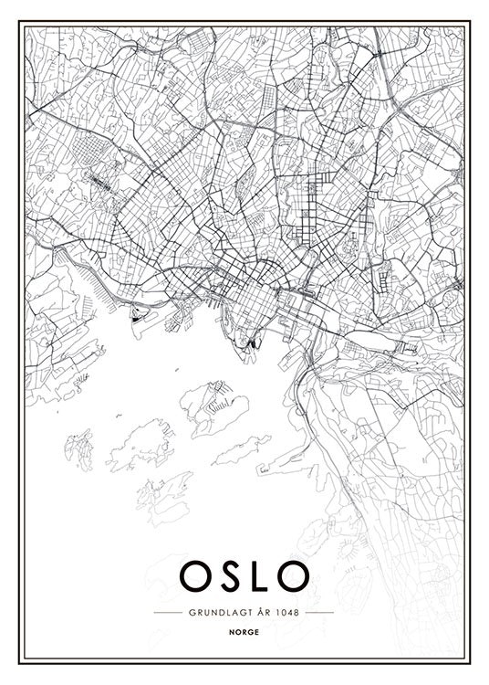 Styilsh prints and black and white prints of maps and cities