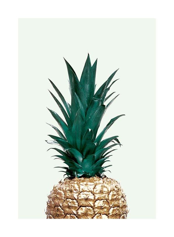 Green Pineapple Poster (30x40 cm)