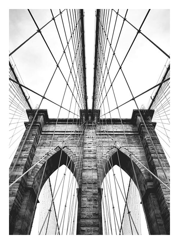 Prints - Brooklyn Bridge, Print (50x70 cm) - Photography prints