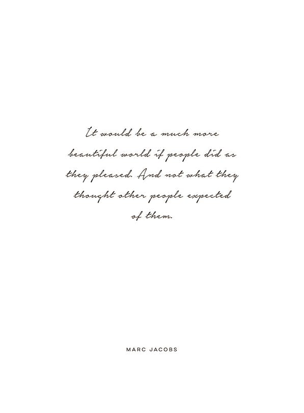 Marc Jacobs Beautiful Poster (50x70 cm)